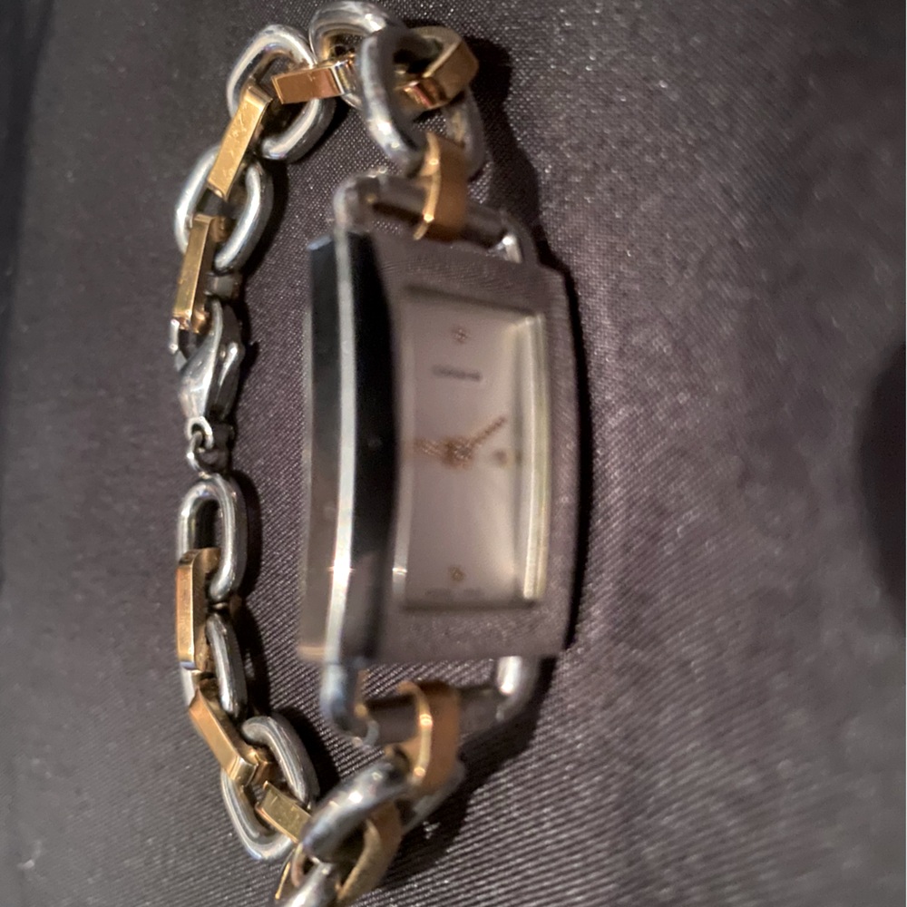 Citizen Silver and Gold Chain Bracelet Watch